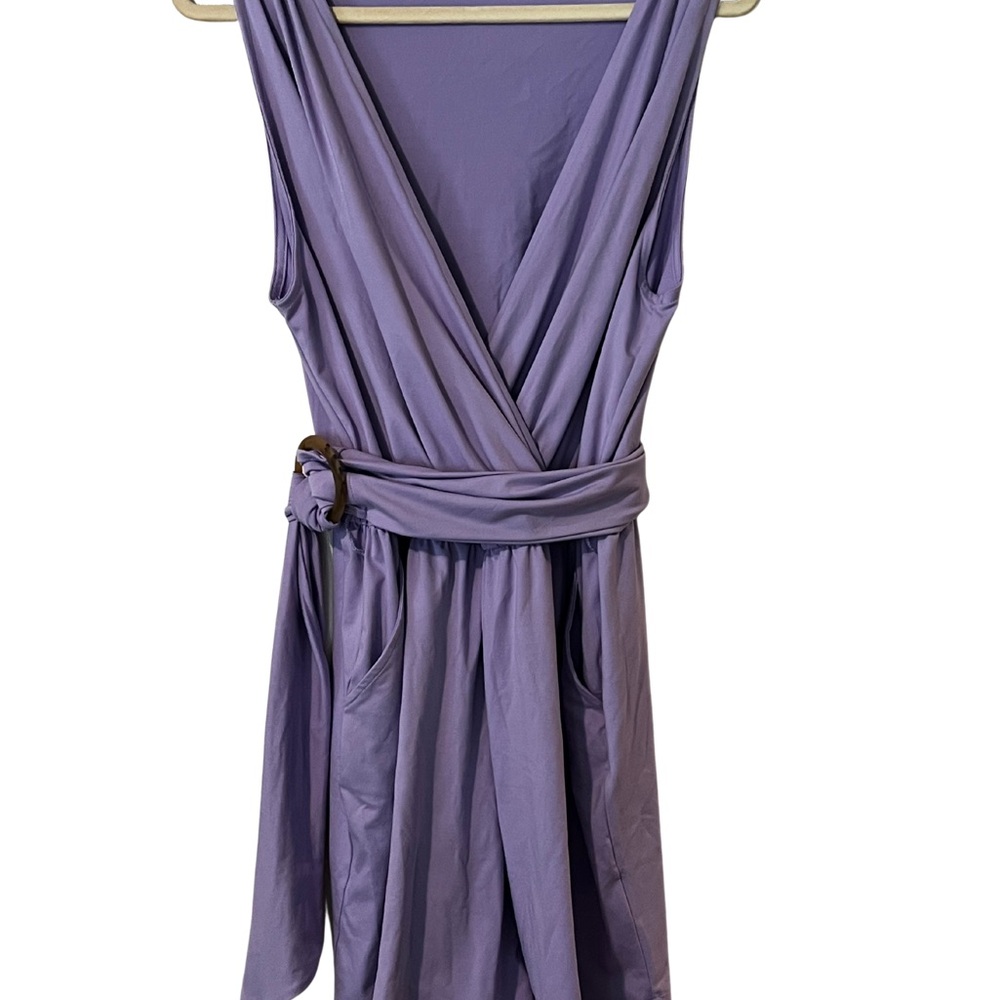 Steve Madden Lavender Wrap Jumper
